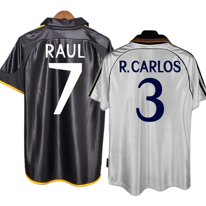 

Retro 1998/01 Raul R.Carlos Guti Figo Redondo Anelka Vintage Jersey Classic Shirt