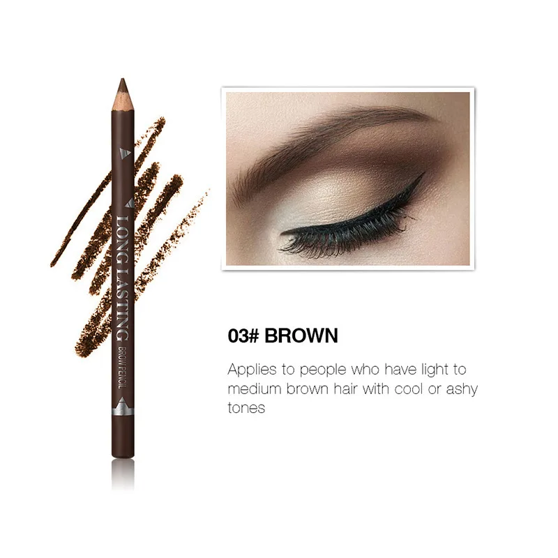 

Waterproof And Sweat-Proof Eyebrow Pencil Cosmetic Makeup Tools Eyeliner Shadows Decoration Women Female