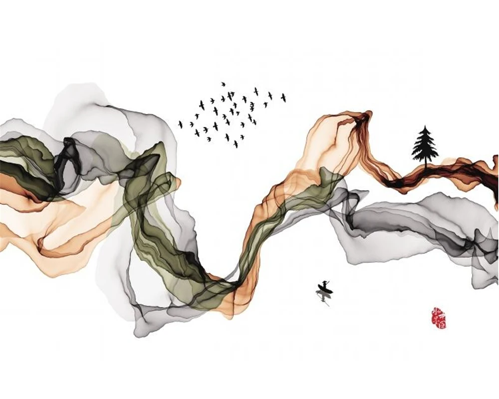 Настенные 3d обои для спальни гостиной кабинета детской комнаты с птицами