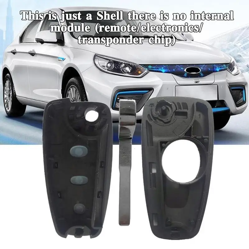 

Suitable for car key shell car key fox embryo folding key shell car remote control shell