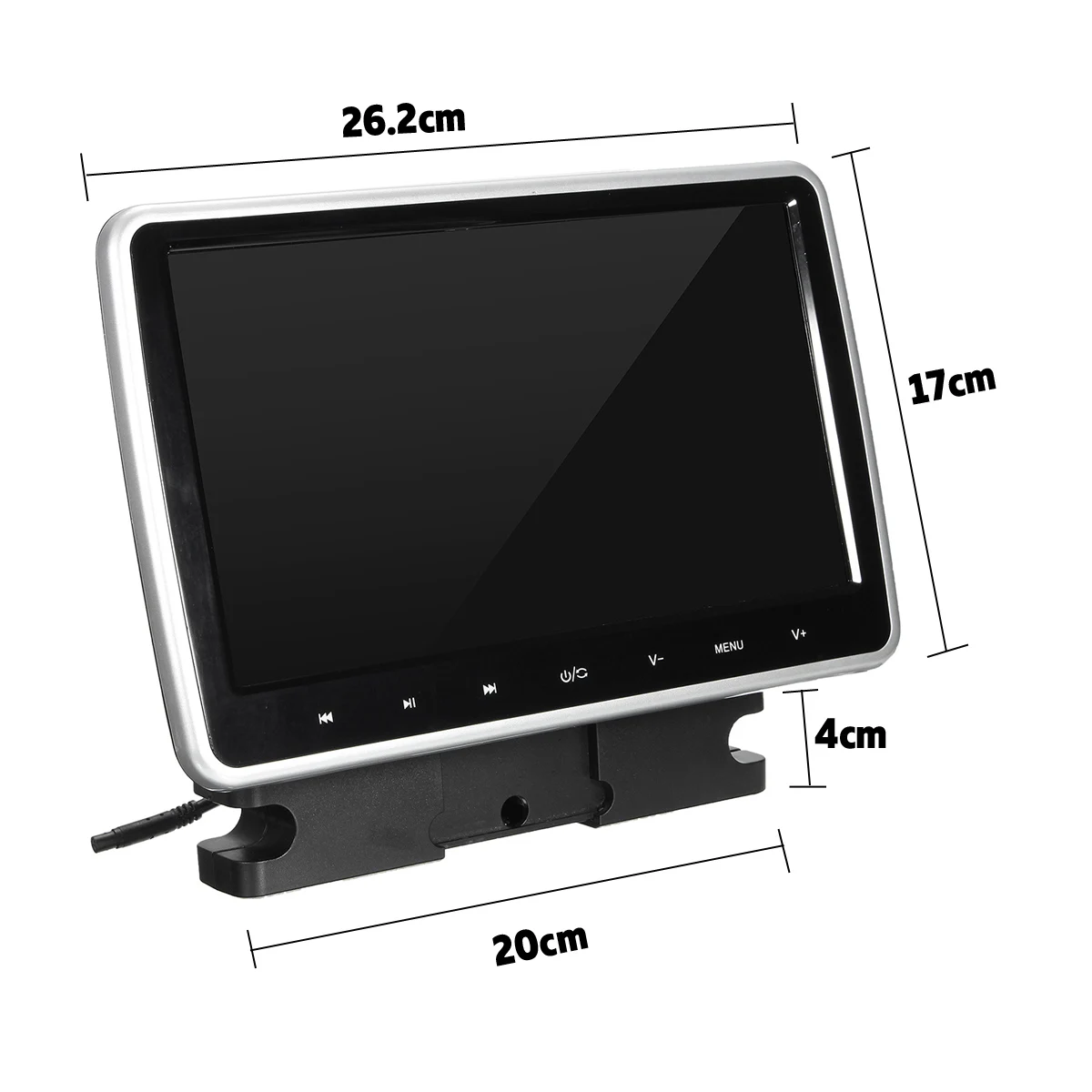 10 дюймовый монитор для подголовника автомобиля 1024*600 DVD плеер с USB/SD/HDMI/FM игровой