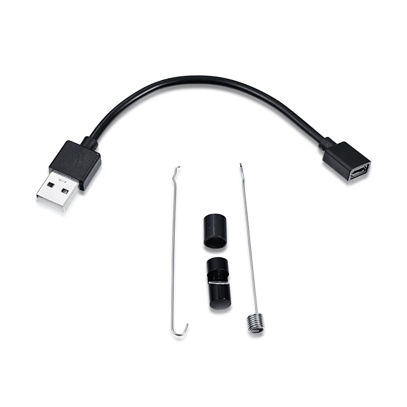 7 мм эндоскоп камера Гибкая IP67 водонепроницаемый микро USB инспекционный бороскоп камера для Android ПК ноутбук 6 светодиодов регулируемый