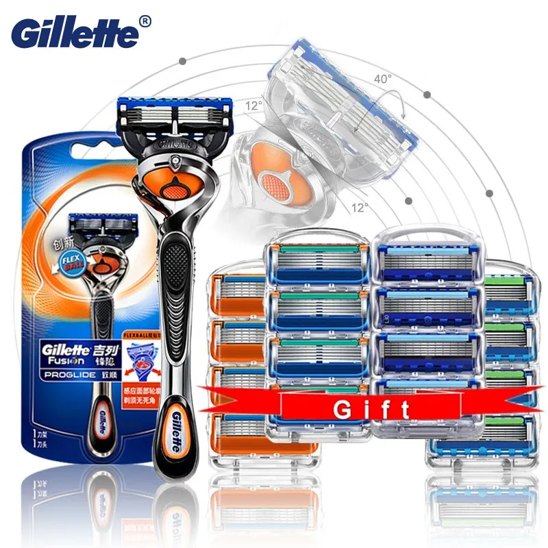 

Straight Safety Razor Gillette Fusion 5 Proglide Face Shaver For Men Shaving Machine Shave Cassettes With Replacebale Blades