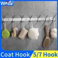 robe hook stainless steel bathroom hooks for towels bag key clothes rack coat hooks wall mounted bathoom hardware