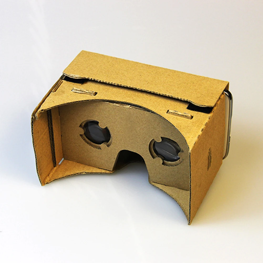 film cardboard viewing google ultra clear for mobile phone home theater wearable device 3d diy vr glasses set free global shipping