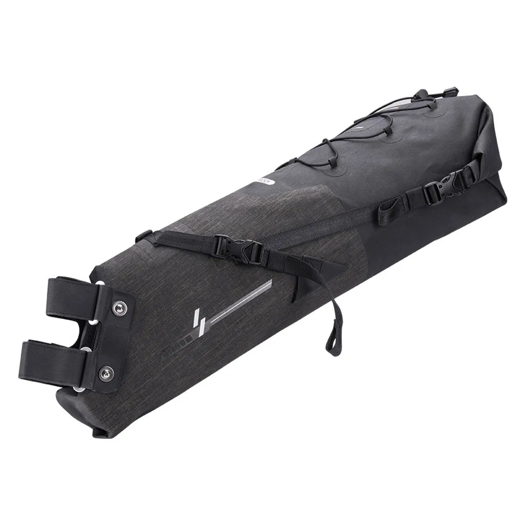 

Bike Seat Saddle Bag Bicycle Rear Tail Strap-on Pouch Large New Waterproof 12l Bike Accessories Gray 2021 Hot Sale