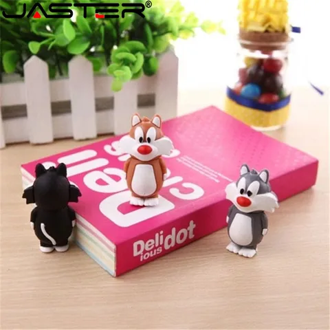 USB флеш-накопитель JASTER Cartoon Pen drive  4 ГБ / 8 ГБ / 16 ГБ / 32 ГБ / 64 ГБ / 128 ГБ