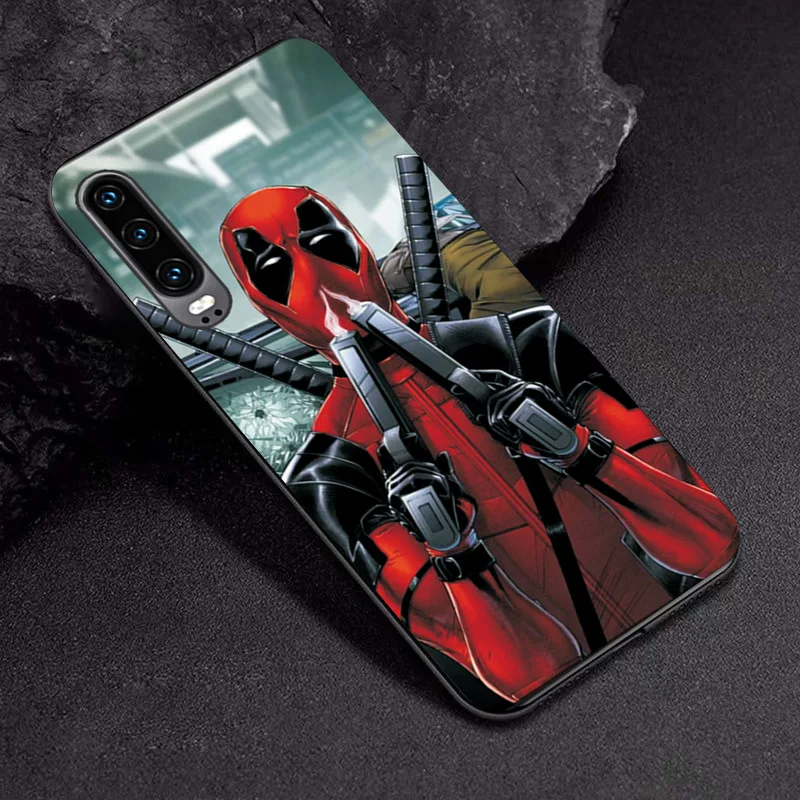TPUBLK622 Чехол captain america для huawei P30 Lite P10 Lite, черный ТПУ для huawei P30 P20 Pro P8 P9 Lite, чехол для huawei P30 Pro, чехол - Цвет: TPUBLK622