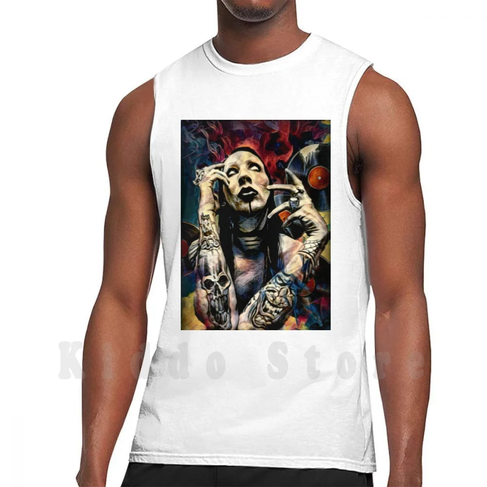 

Майка Marilyn Manson, 100% хлопок, в стиле музыки