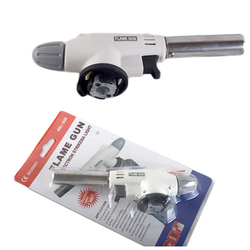 Наружная Портативная Бутановая горелка газовый фонарь Пламенный пистолет для