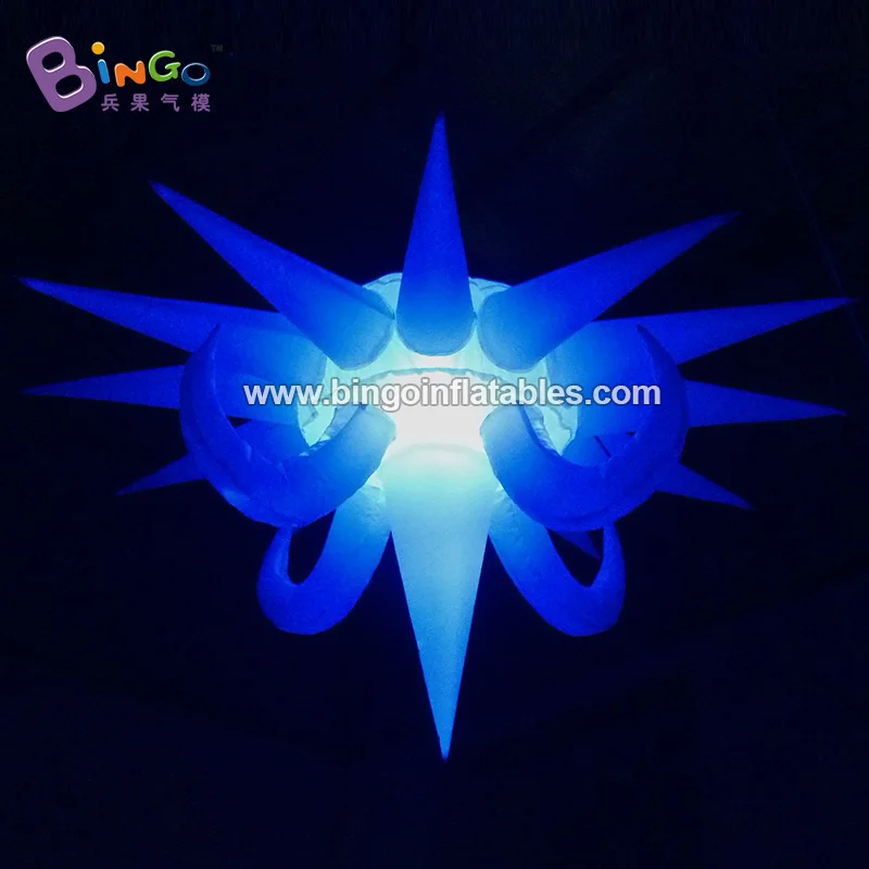 

Personalized 1.5 Meters Inflatable Novel UFO With 16 Colors Change LED Lights / Free Shipping Hanging Star For Decoration Toys