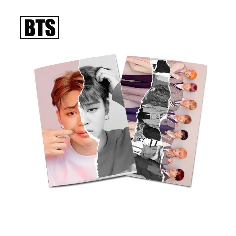 K pop Bangtan boys kawaii альбом карта персонажа ломо карты kpop фотокниги бродячие дети kpop - Цвет: notebook JIMIN