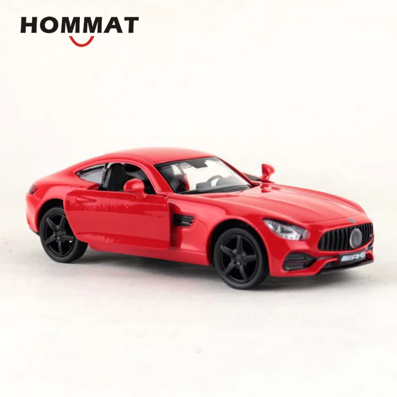 HOMMAT масштаб 1:36 AMG GTS спортивная модель автомобиля игрушка из сплава металла литая