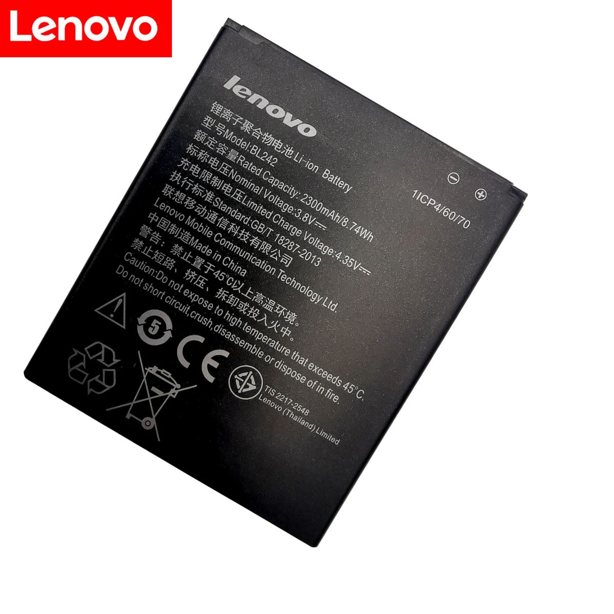 original lenovo a6010 battery high quality 2300mah bl242 back up battery replacement for lenovo a6010 plus mobile phone battery free global shipping
