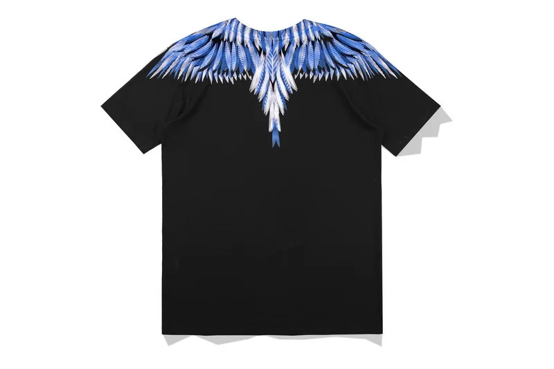 

MB short sleeve wing T-shirt lovers fashion brand 20ss new MB half sleeve female T-shirt black and white moonlight