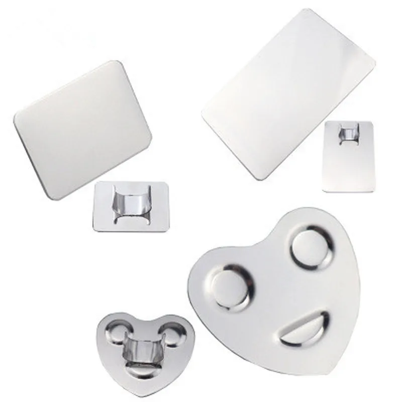 Палетка из нержавеющей стали для дизайна ногтей сделай сам косметический макияж