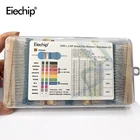 2600 шт.лот 14 Вт 1% резистор 130 значения  Металлические пленочные резисторы набор ,  0,25 Вт набор в ассортименте, набор резисторов, diy kit электроника, электронные компоненты