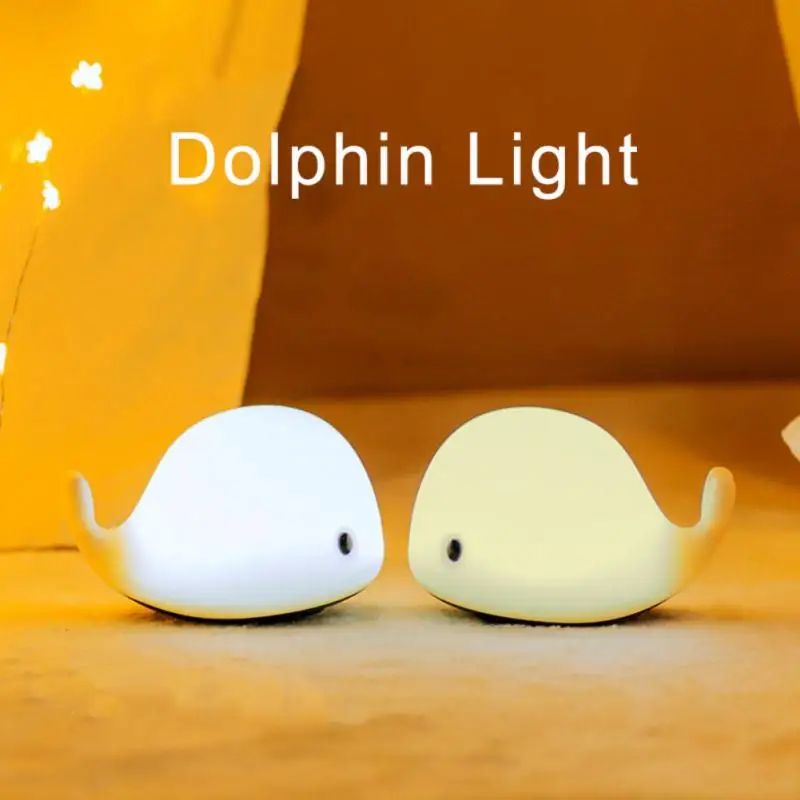 

LED Night Lamp Touch Sensor Cat Silicone Animal Light Colorful Child Holiday Gift Sleepping Creative Bedroom Desktop Decor Lamp