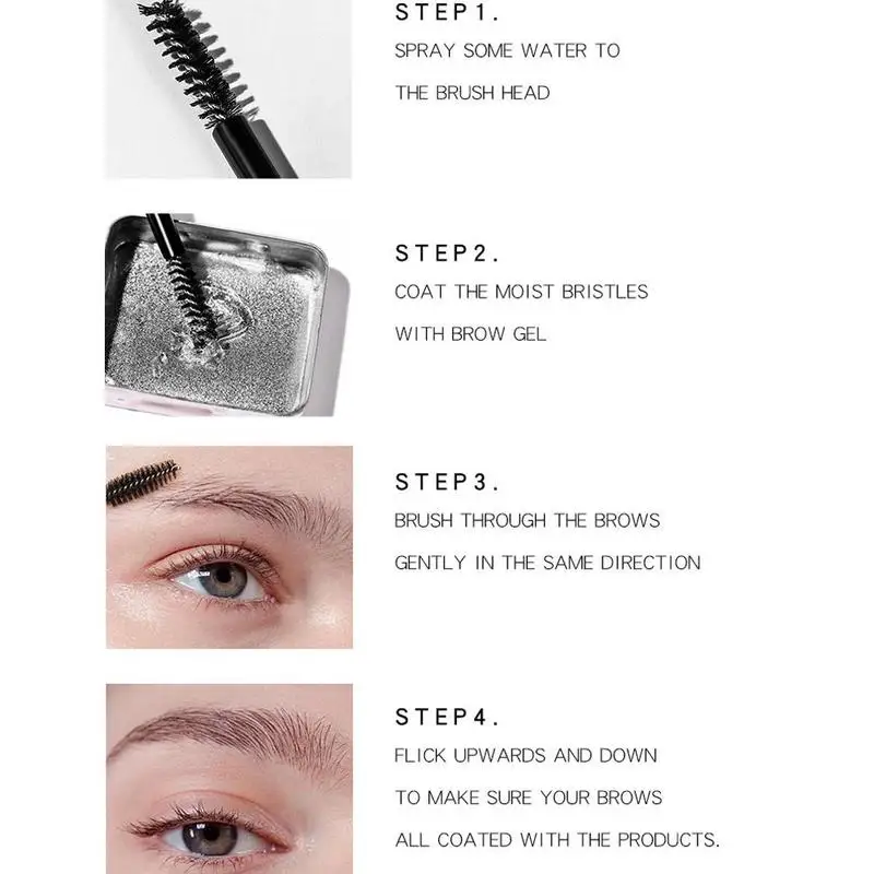 

Eyebrow Styling Cream Feathery Brow Makeup Balm Eyebrow Setting Gel Waterproof Shaping Soap Natural Silky Fiber Wild Eyebrow