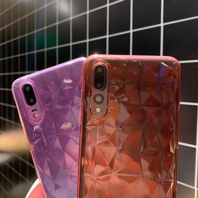 Для huawei P20 P30 mate 20 X Pro Nova 3 3i Honor 9 View Note 10 Lite 8X Play 3D Алмазный прозрачный мягкий