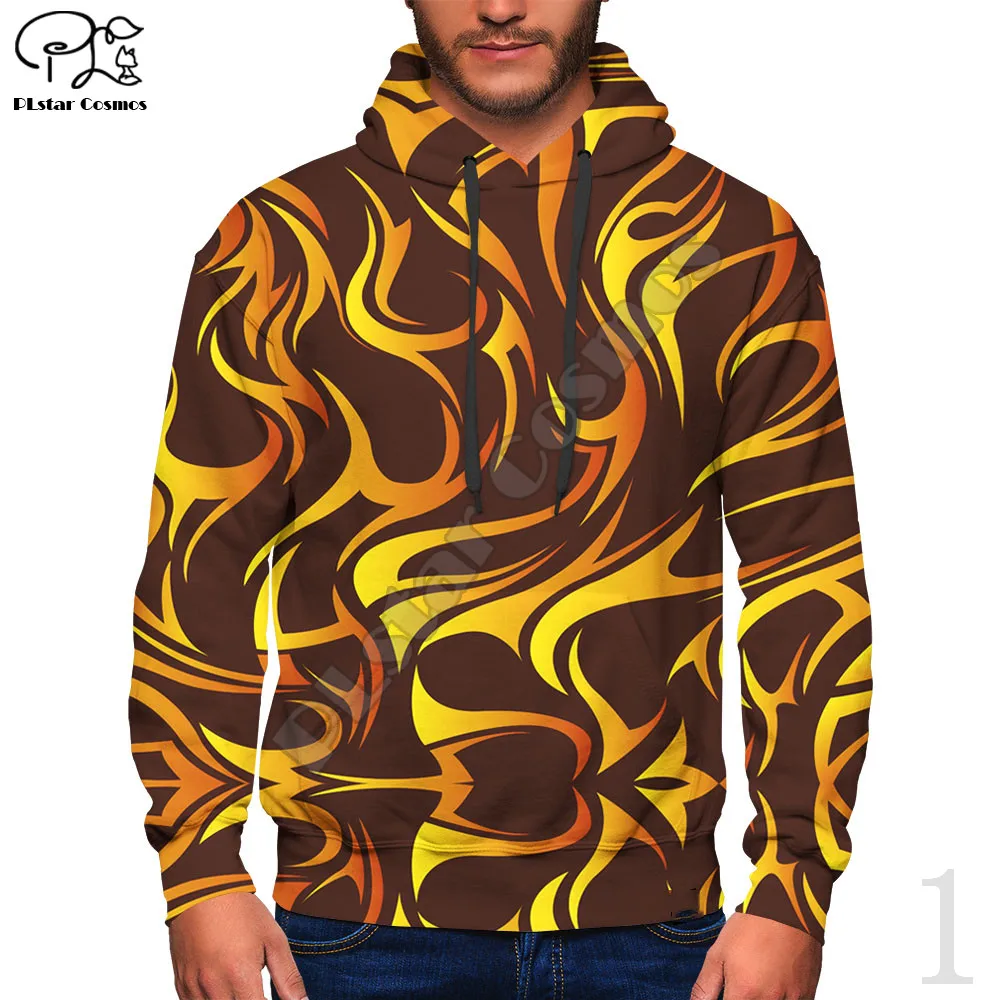 

PLstarCosmos 3DPrint Newfashion Tribal-Waves-OrangeCasual Harajuku Streetwear Hippie Unisex MenWomen Funny Hoodie/Sweatshirt/Zip