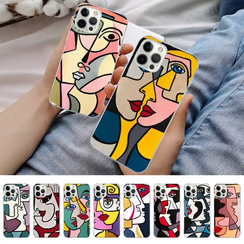 

Picasso abstract Art painting Phone Case for iPhone 11 12 13 mini pro XS MAX 8 7 6 6S Plus X 5S SE 2020 XR case