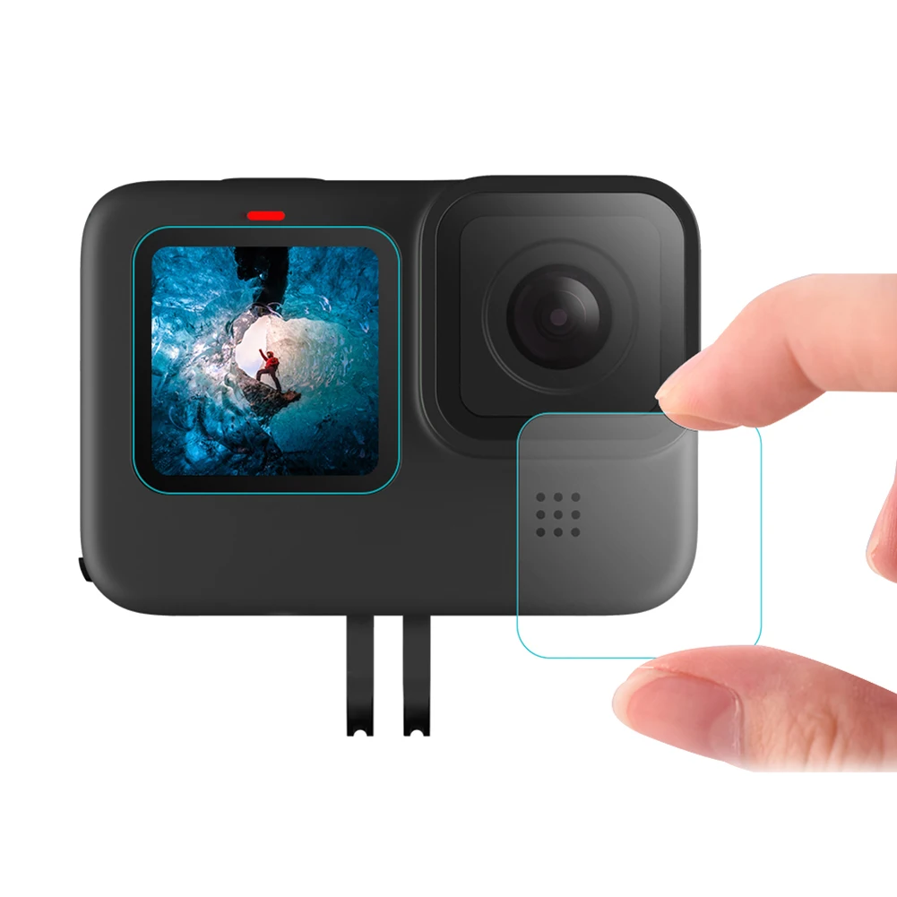 

9H закаленное стекло для защиты экрана чехол для GoPro Hero 10 9 Защита объектива против царапин HD защитная пленка аксессуары