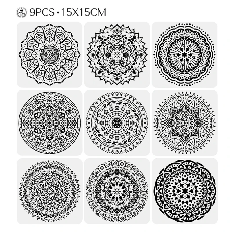 

55 PCS Mandala Dotting Tools Set W/ Storage Bag For Painting Rocks for Beginners Students School Home Decoration