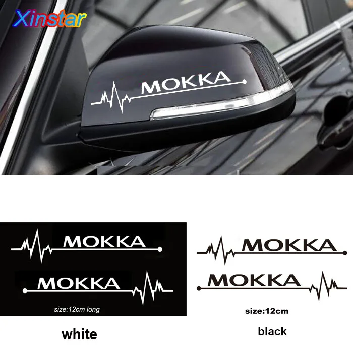 2 шт. Автомобильная наклейка на зеркало заднего вида для Opel OPC Astra J H G K Insignia Corsa D B E