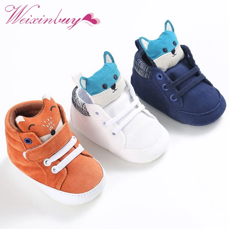

Spring Baby Shoes Kid Boy Girl Cartoon Animal Boots Cotton Ankle Booties Cloth First Walker Anti-slip Soft Sole Toddler Sneaker