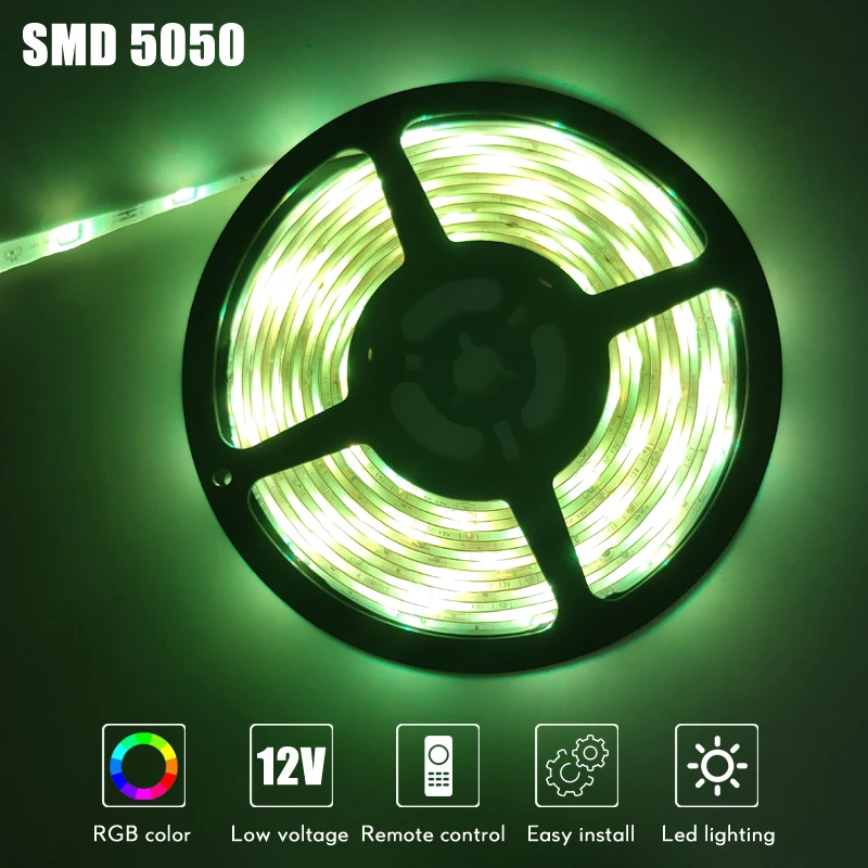 

LED Light Strip Luces Led RGB 5050 SMD Bluetooth WiFi Waterproof Color Changing Flexible Ribbon Tape Diode 5M 10M 15M