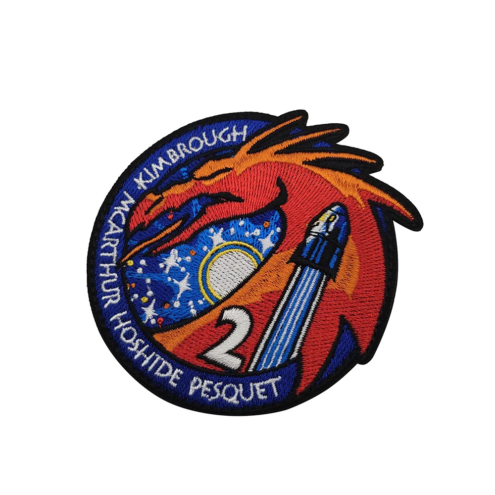 New Space X Falcon 9 Patches AUTHENTIC SPACEX Mission DRAGON FALCON ISS вышитая нашивка | Дом и сад