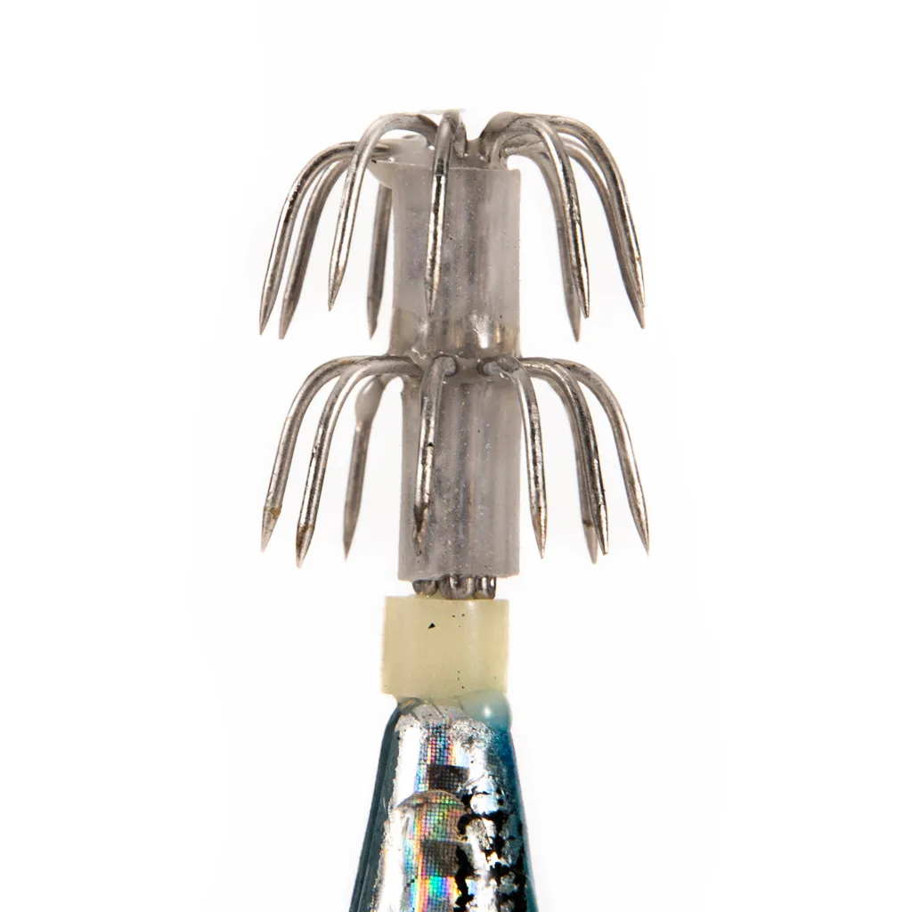 Нержавеющая сталь крючок в виде кальмара рыболовные приманки кальмаров