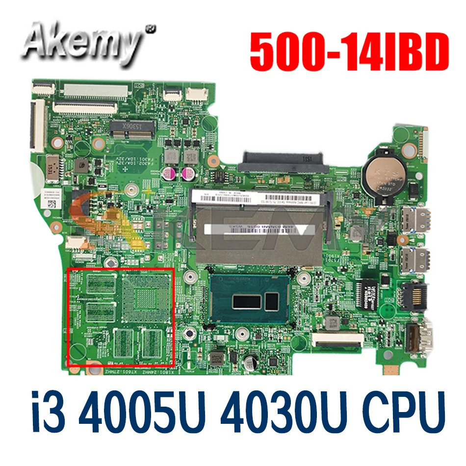 

for Lenovo YOGA 500-14IBD Flex 3-1470 notebook motherboard 14217-1M 448.03N03.001M with i3 4005U 4030U CPU tested 100% working