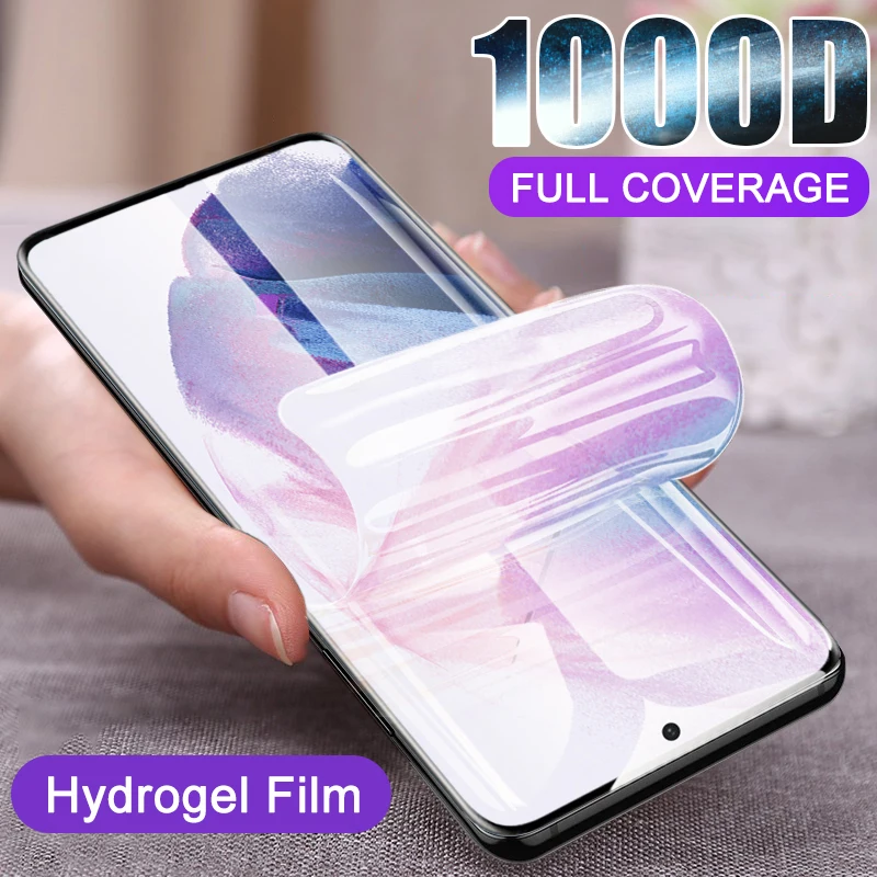 

3-1PCS Hydrogel Film For Samsung Galaxy S21 S20 Fe Note 20 Ultra 10 Plus Screen Protector A52 A21s A72 A32 A31 A51 A71 M31S M51