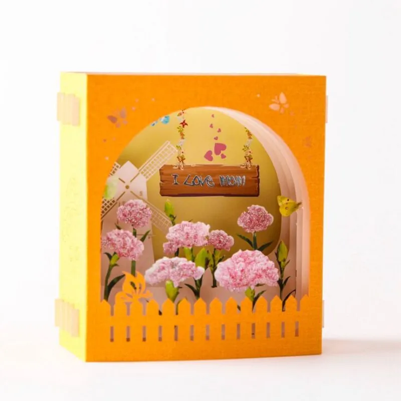 Новинка сделай сам 1 шт. поздравительные открытки на день матери с благодарностью