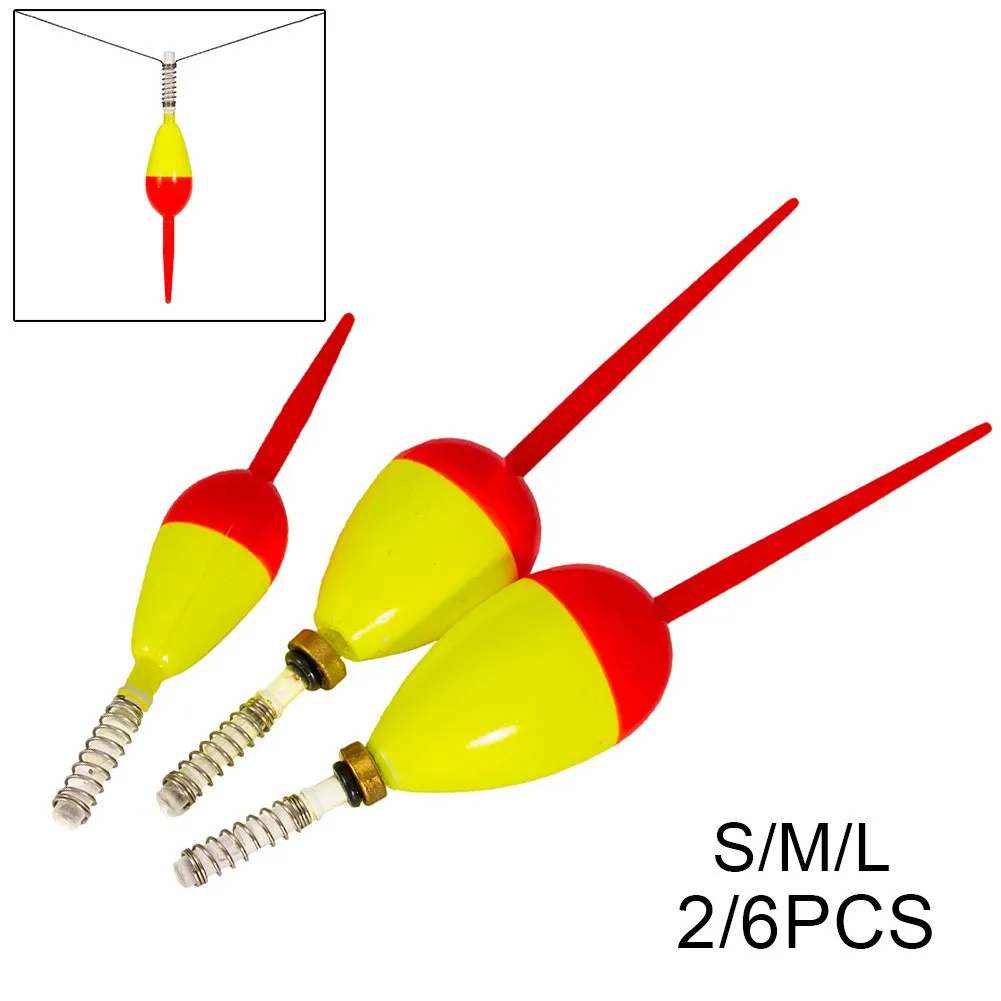 

Foam Float Fishing Float Fishing Buoy Eye-catching Red And Yellow Bold Vertical Float Big Belly Sea Fishing Float Fishing Bait