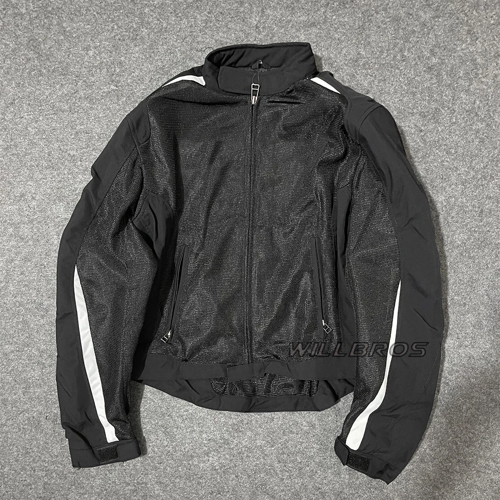 

Мотоциклетная куртка Hydra Flux D-dry, уличные мотоциклетные скутеры, летние сетчатые черные и белые куртки с защитой для мужчин