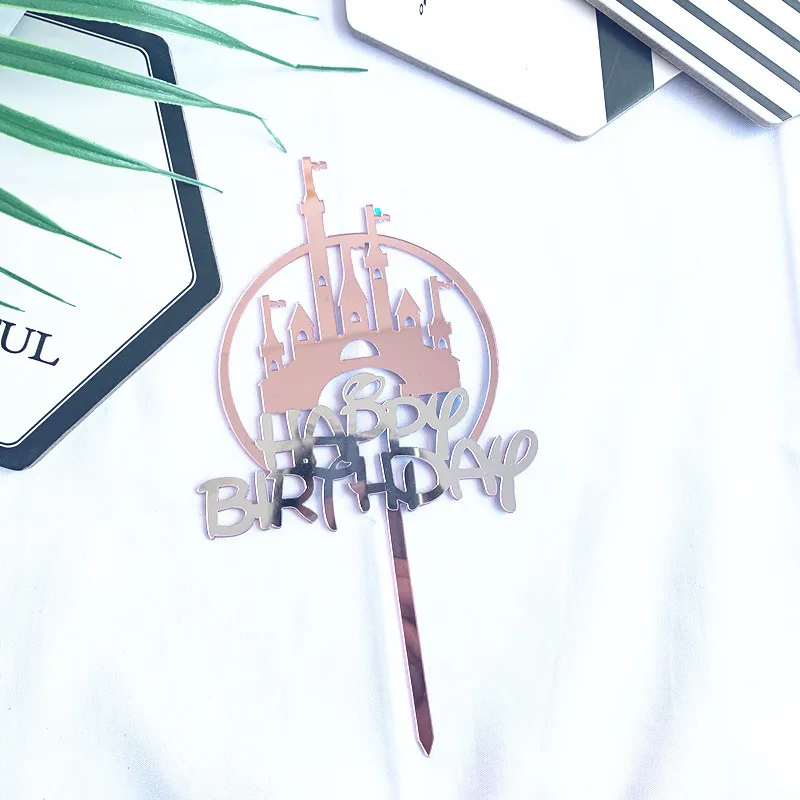 Сказочный дизайн замка мечтательной сказки акриловые смешанные цвета фотообои