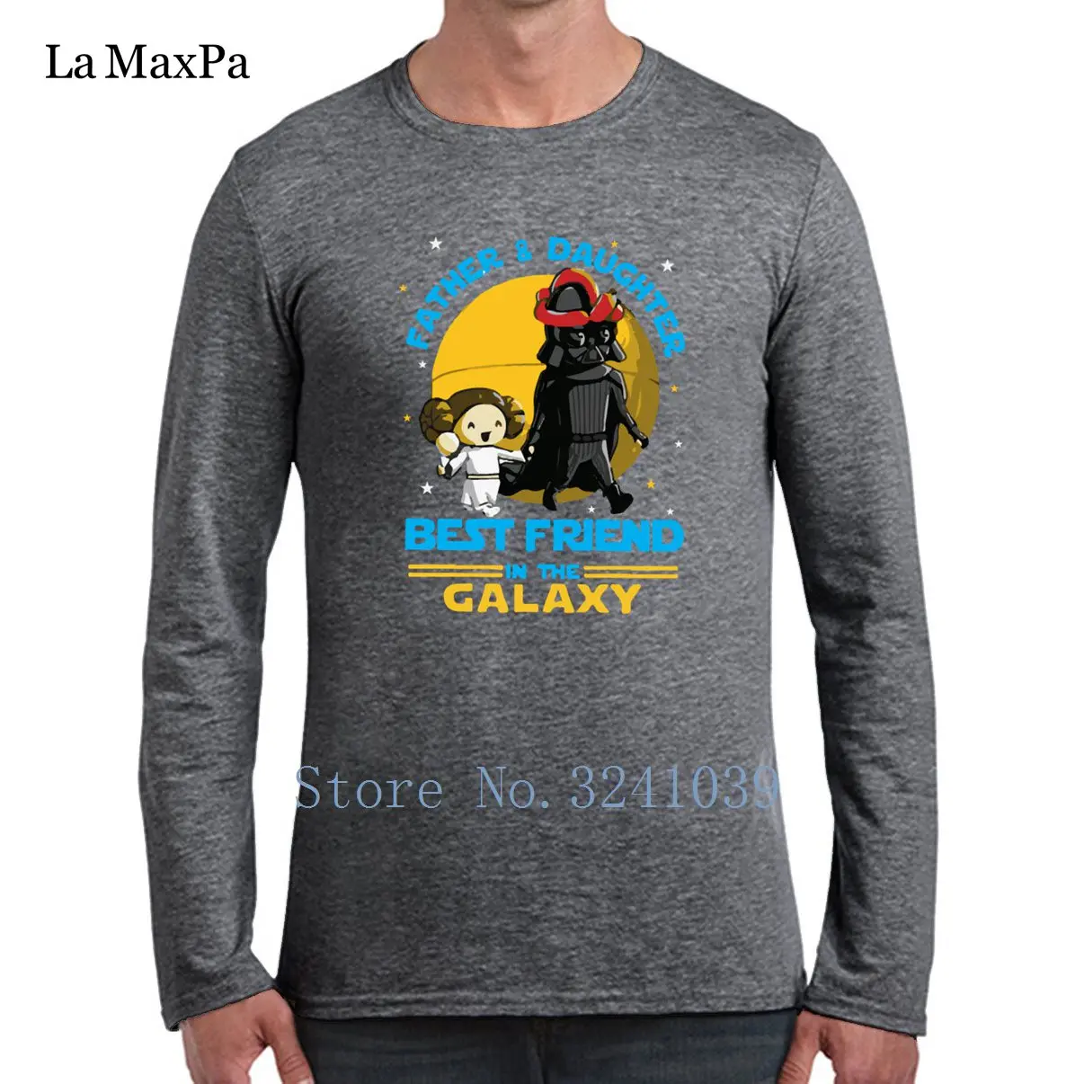 

Anlarach Costume Father And Daughter In The Galaxy Tee Shirt For Men Humorous T-Shirt Anti-Wrinkle O Neck Unisex Tshirt For Men