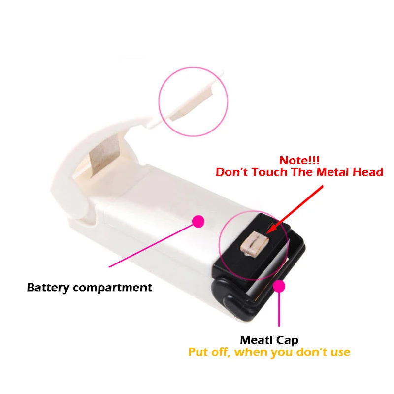 Домашняя кухонная портативная электрическая мини машинка для запечатывания