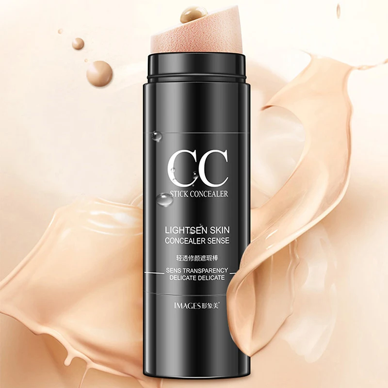 

Water Light Concealer Stick Brightening Complexion Waterproof Cushion CC Cream Liquid Foundation Repairing Concealer CC Stick