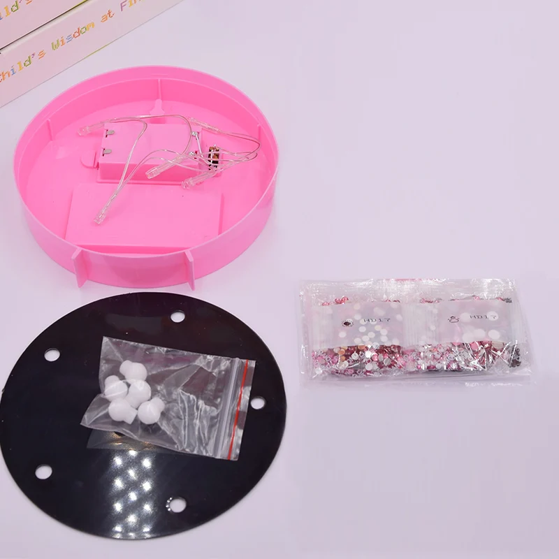 5D DIY Алмазная картина светодиодный светильник Снеговик специальная форма мозаика вышивка Сова незавершенный комплект Рождественский подарок