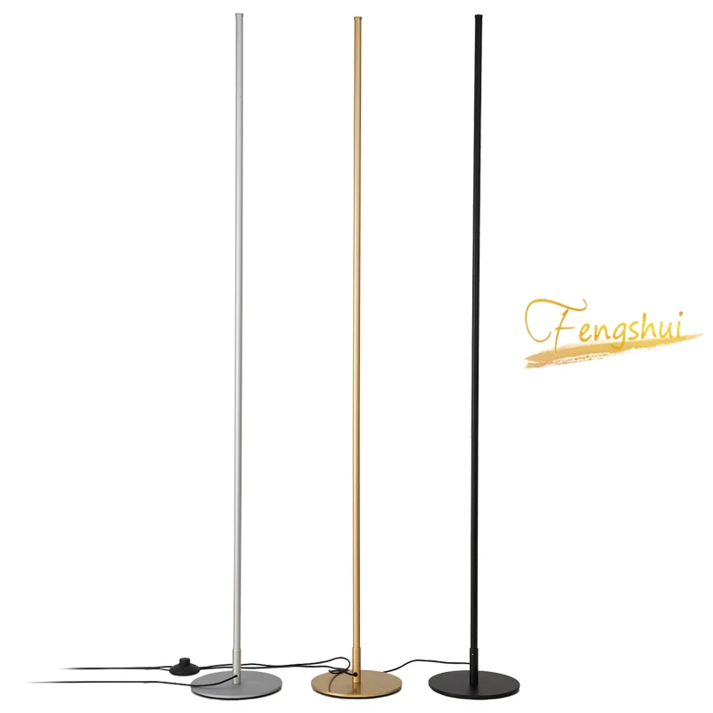 

Modern LED Floor Lamps Dining Room Aluminum Cafe Standing Lamps for Living Room Reading Study Loft Decor Coffee Standing Lamp