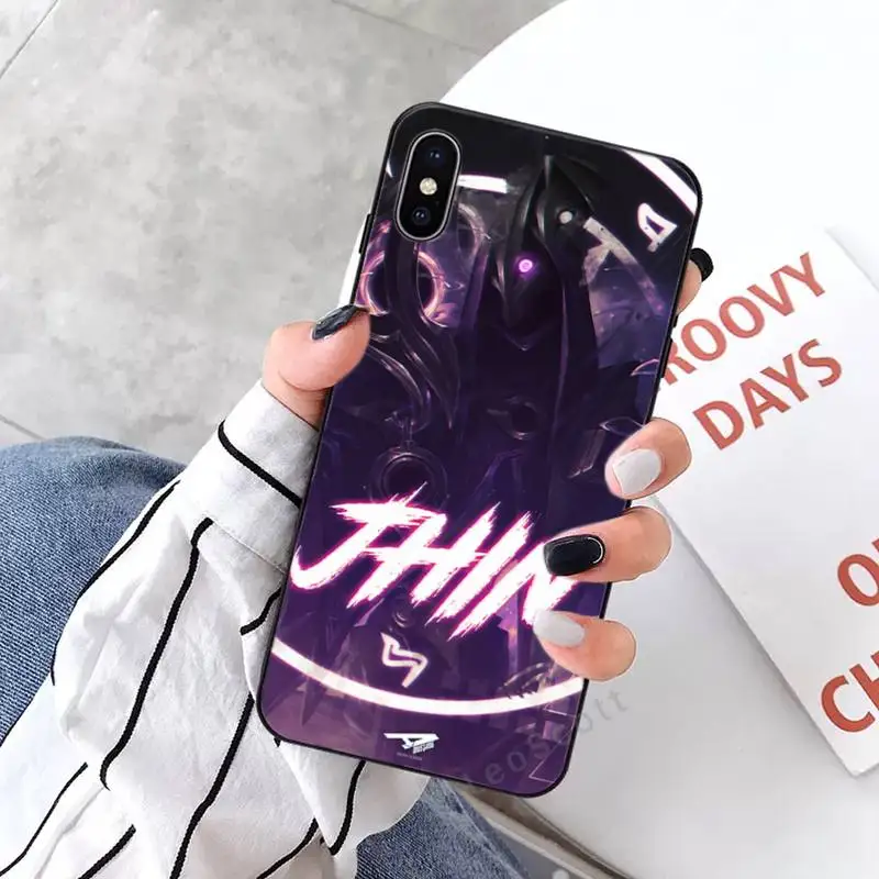 

Lol The Virtuoso Khada Jhin Phone Case for iPhone 11 12 mini pro XS MAX 8 7 6 6S Plus X 5S SE 2020 XR