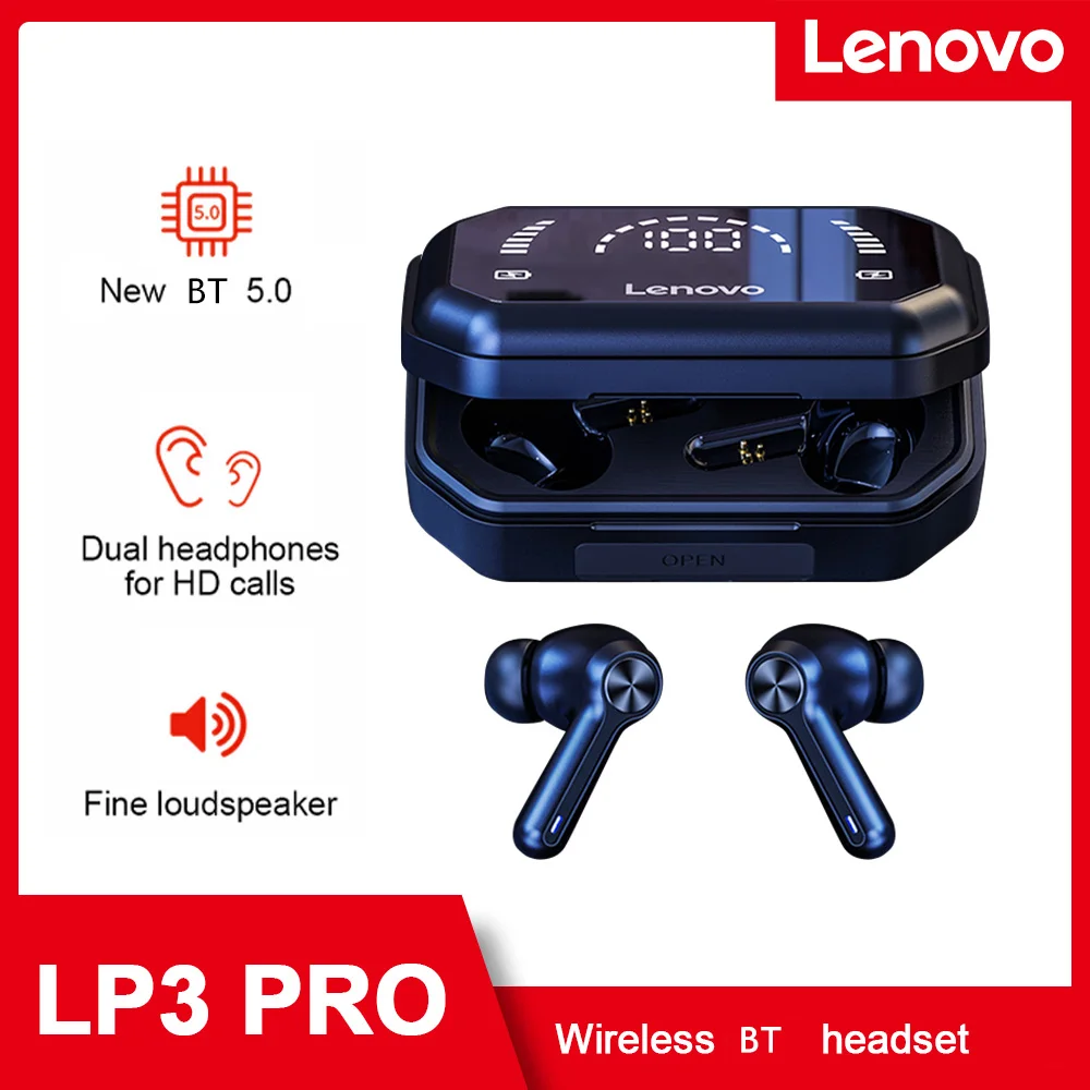 Оригинальные беспроводные наушники Lenovo LP3 Pro BT 5 0 TWS наушники-вкладыши с