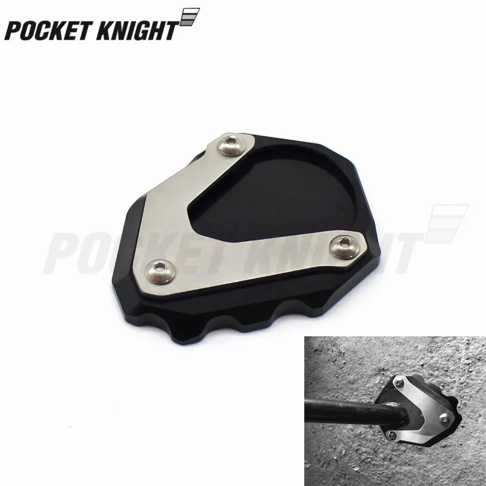 

Fit For BMW R1200R R 1200 R 06-14 R1200RT 04-13 R1200ST 03-07 R Nine T 13-16 kickstand sidestand stand extension enlarger pad