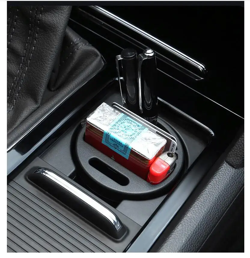Интерьер автомобиля монетница чехол Коробка для хранения пищевых контейнеров
