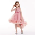 Новинка 2022, летнее розовое платье на день рождения для девочек, детские белые свадебные платья, Детский костюм, кружевное праздничное платье принцессы, юбка-годе для девочек