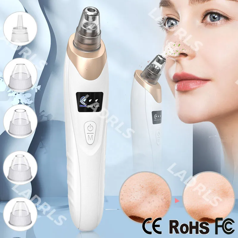 

Blackhead Remover Face Deep Nose Cleaner T Zone Pore Acne Pimple Removal Vacuum Suction Facial Black head Beauty Clean Skin Too
